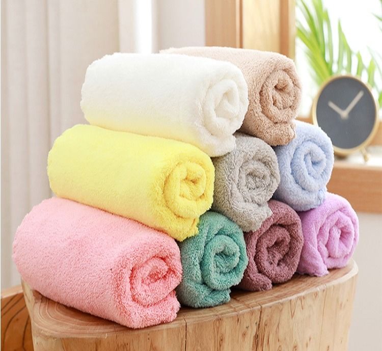Thick absorbent deals bath towels