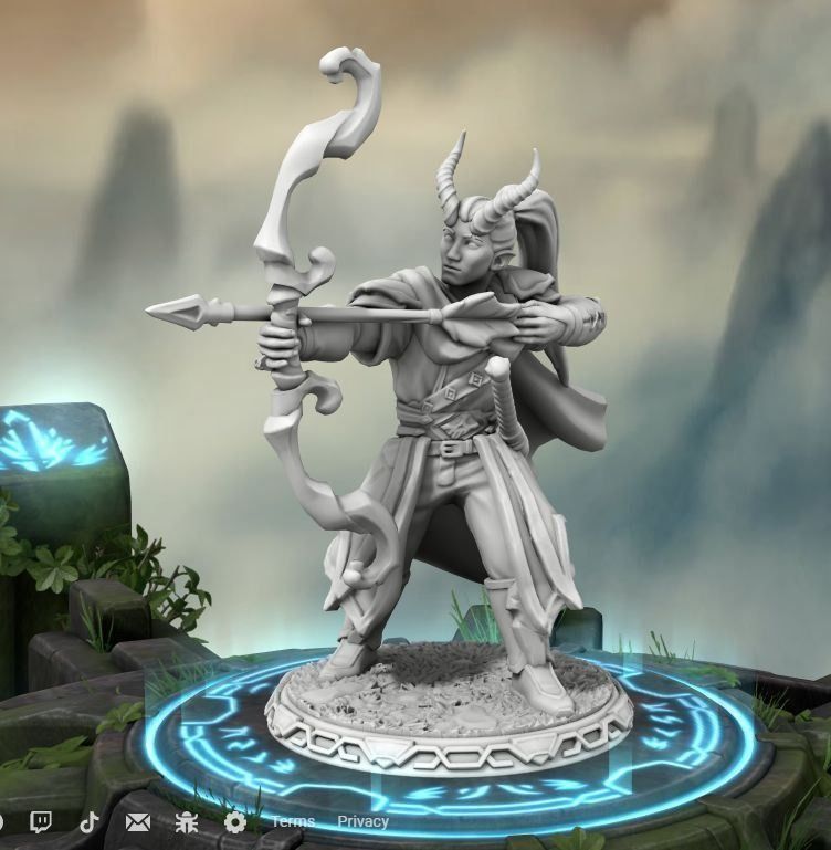 Custom 3D Printing Service for DnD Minis (Heroforge) - Grey Resin ...