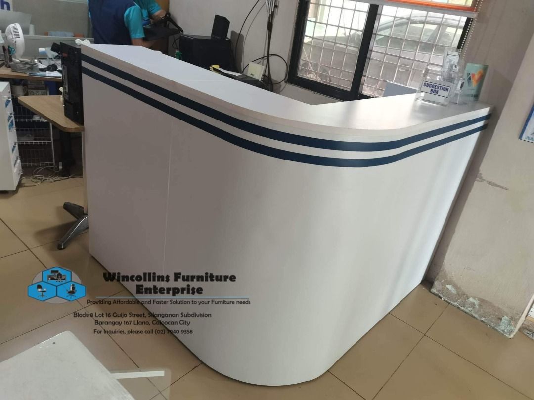 Customize Reception Table, Front Desk, Concierge Desk, Furniture & Home ...