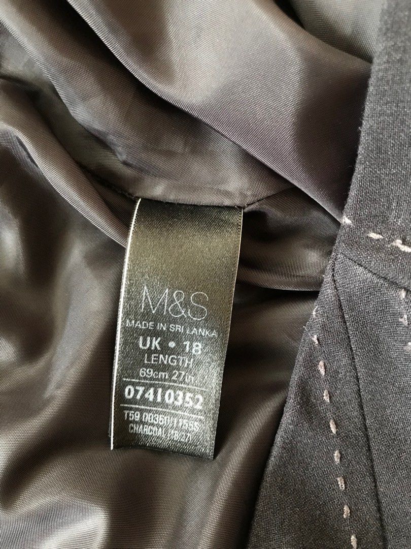 Dark grey store pencil skirt uk