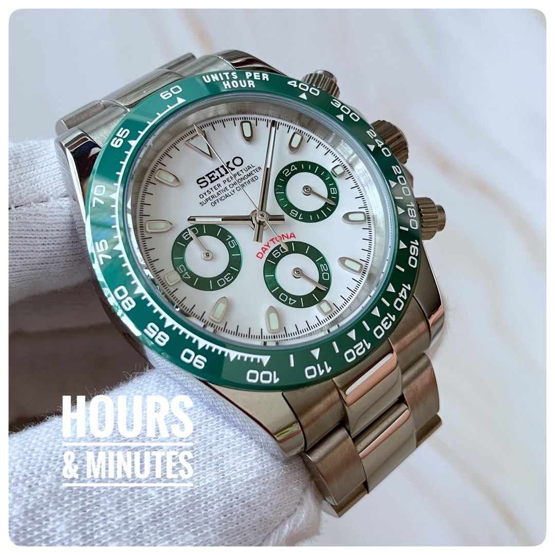 Daytona best sale green bezel