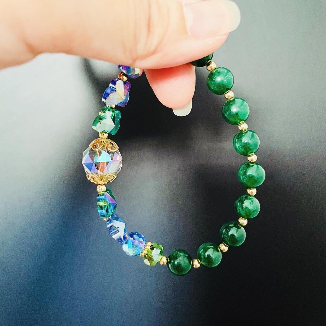 Multi-style Natural Gemstone Elastic Bracelets 6mm 8mm 10mm Stone Beads  Bangle at Rs 80/piece | जेमस्टोन का ब्रेसलेट in Anand | ID: 15037556233