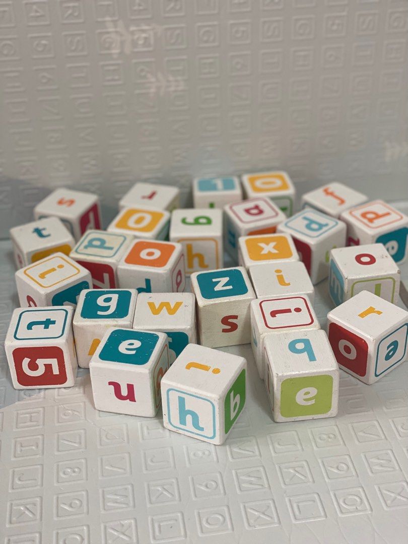 Elc alphabet shop blocks