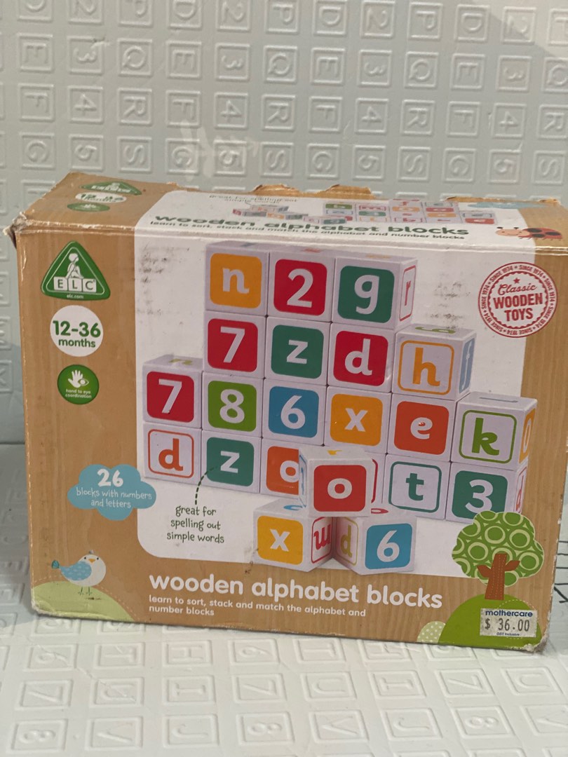 Elc alphabet blocks new arrivals