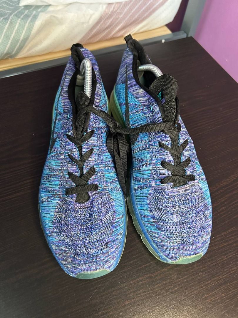 Nike flyknit air max 2015 blue hot sale