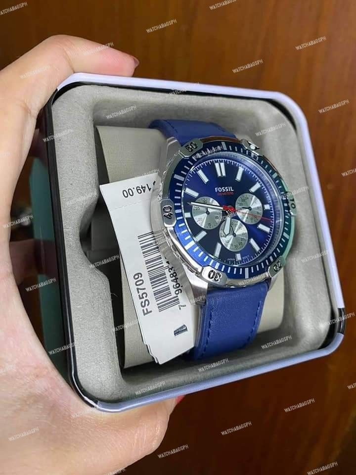 Fossil FS5709 Garrett Chronograph Watch, Men's Fashion, Watches & Accessories, Watches on Carousell