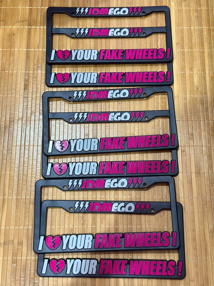 Frame Plate Number JDM EGO / HELLAFLUSH / ILLEST / Speedhunters, Auto