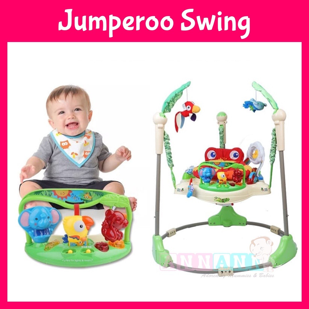 FREE DELIVERY Rainforest Jumperoo Baby Swing Kids Child Activity