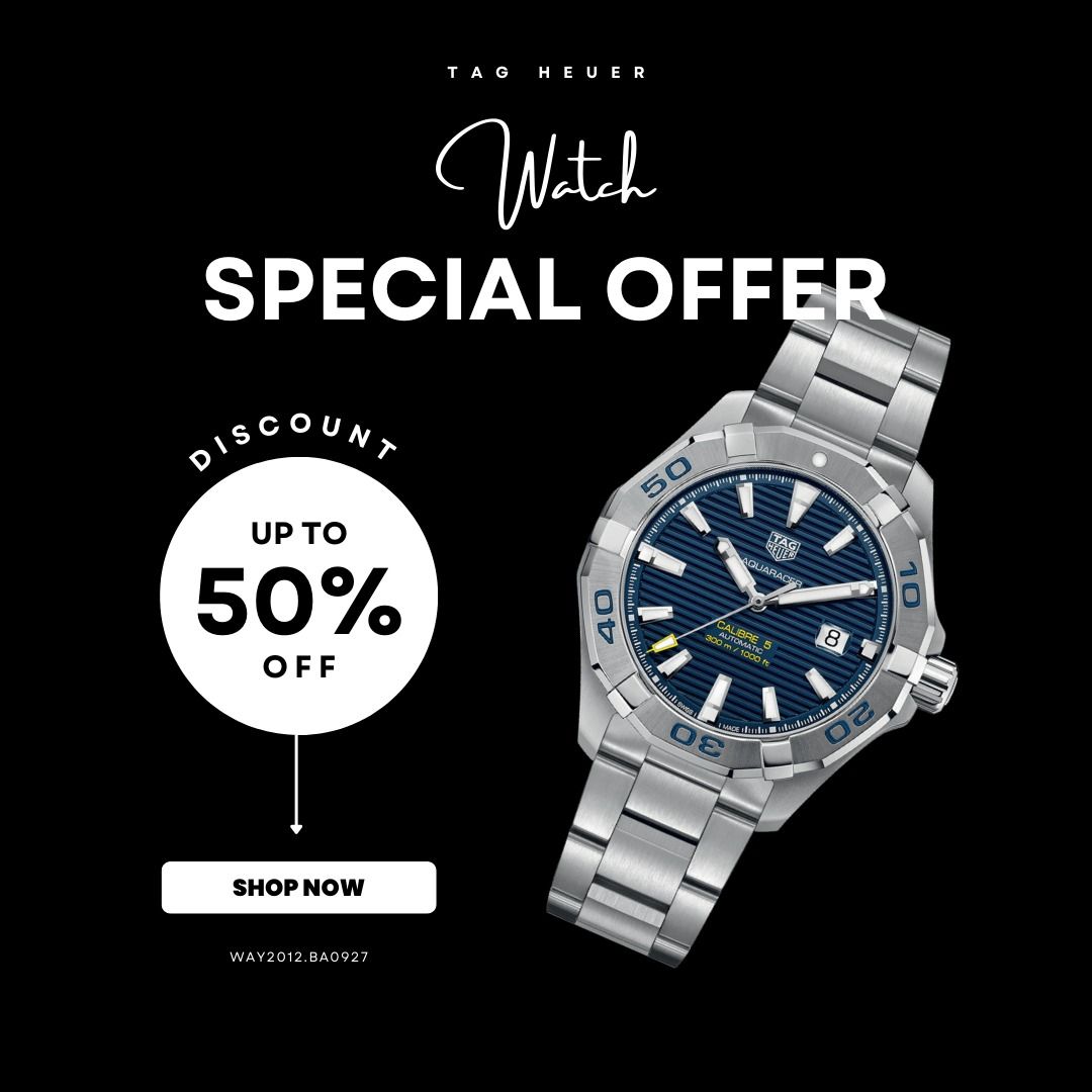 Free Shipping Tag Heuer Aquaracer Calibre 5 Automatic Men Watch