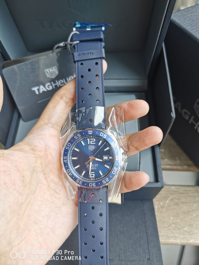 Tag heuer formula best sale 1 blue rubber strap