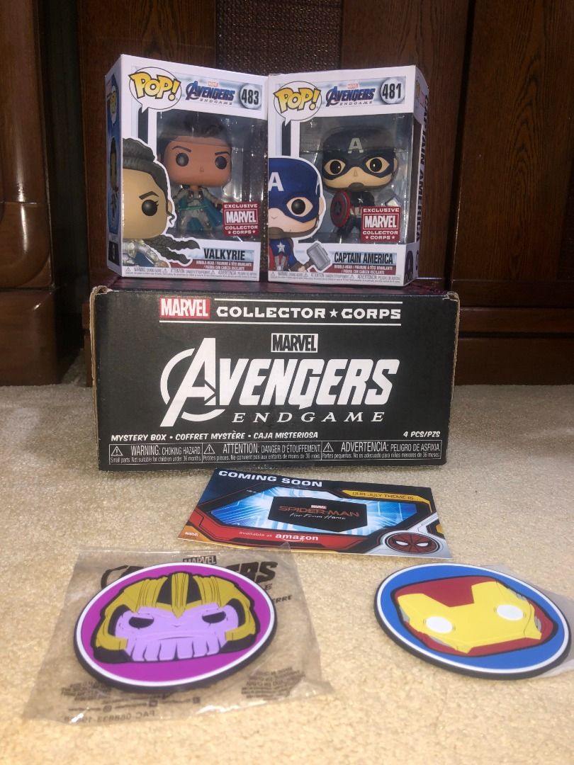 Marvel Collector Corps Box Abbonamento – Spider-Man (Blu) Con Pop! E T-Shirt