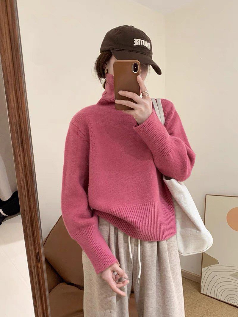 Fuschia pink sweater sale