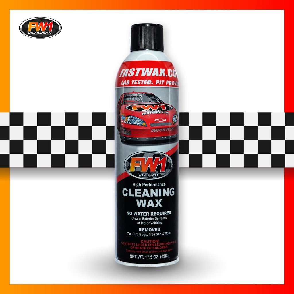 FW1 Wash & Wax High Performance Cleaning Wax No Water Required 17.5 Oz.