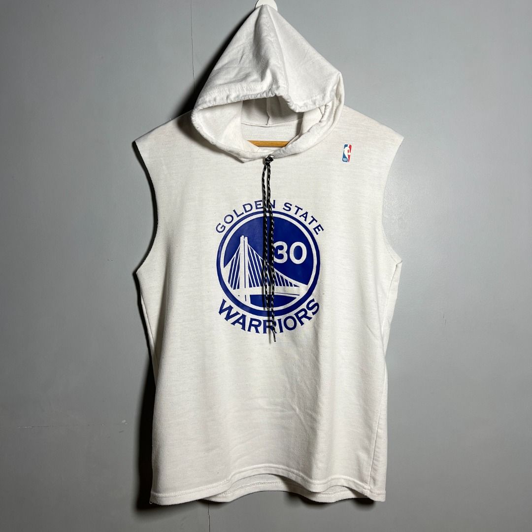 Golden State Warriors Sleeveless Hoodie, Men's Fashion, Tops & Sets