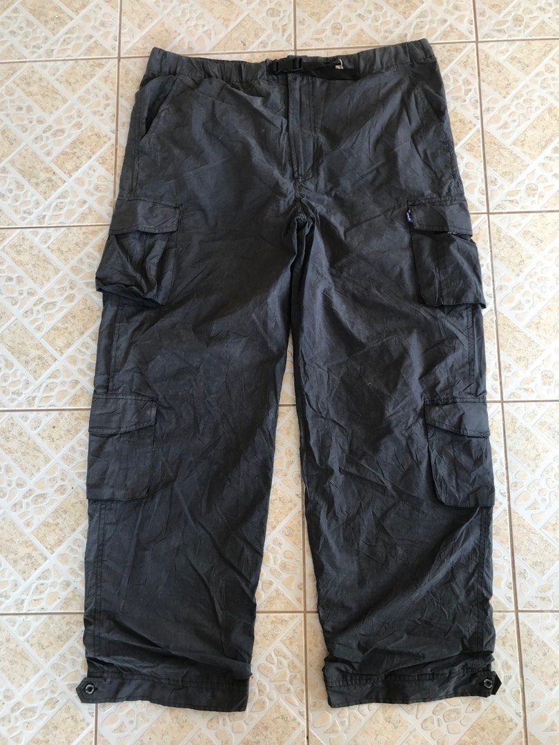 GORILLA Cargo Pants Skategang BAGGY Nylon Blend Waist 37 Authentic