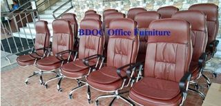 high back executive office chairs / office partition / office table / conference table