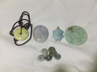 Jade Necklace and Pendants