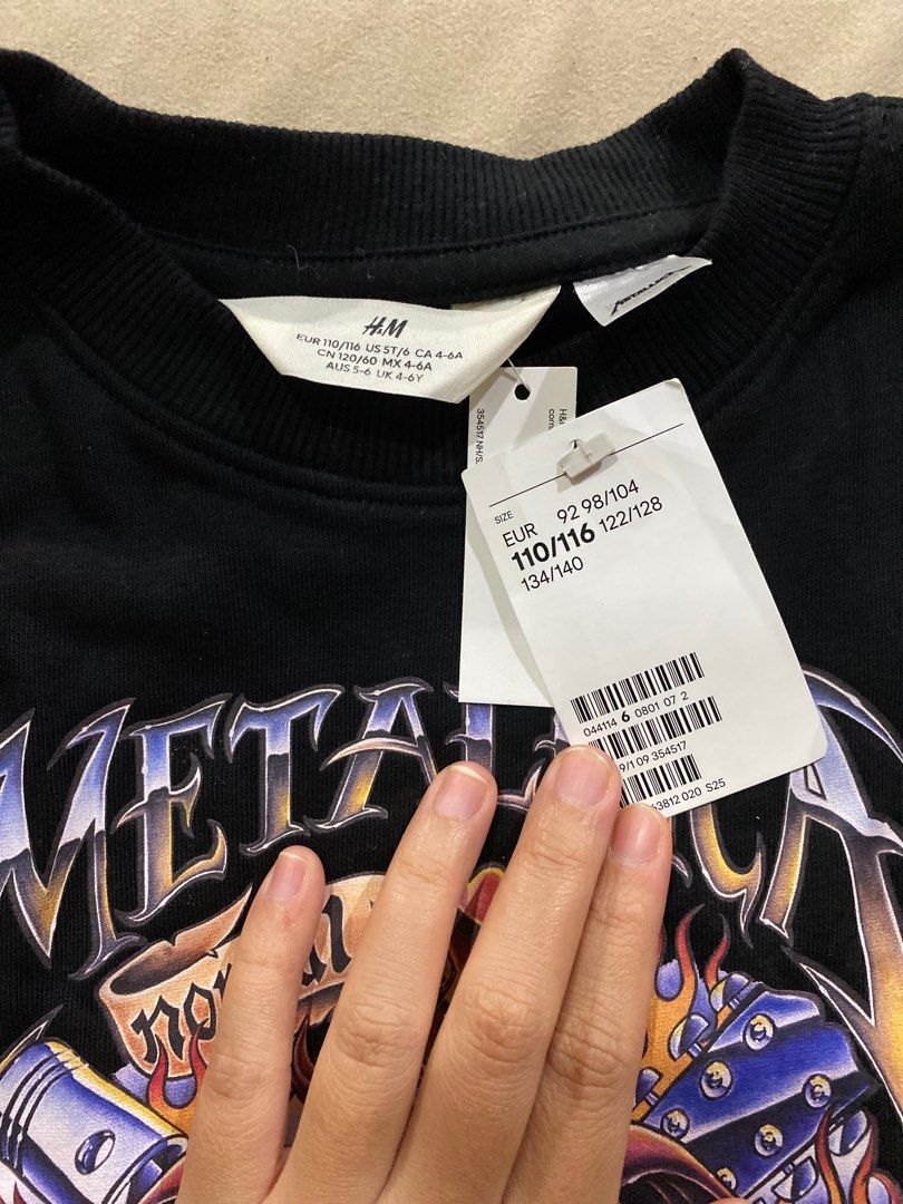 Hm metallica sale sweatshirt