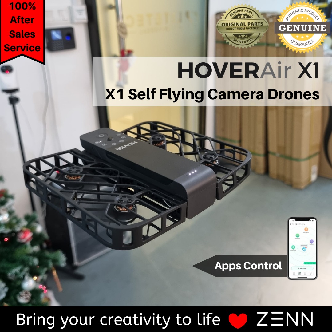 Hover Air X1 Pocket-Sized Self-Flying Drone Camera 32G 125g 2.7K