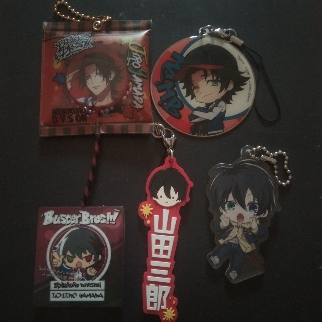 [Hypnosis Mic] Hypmic Buster Bros Keychain & Badge, Hobbies & Toys ...