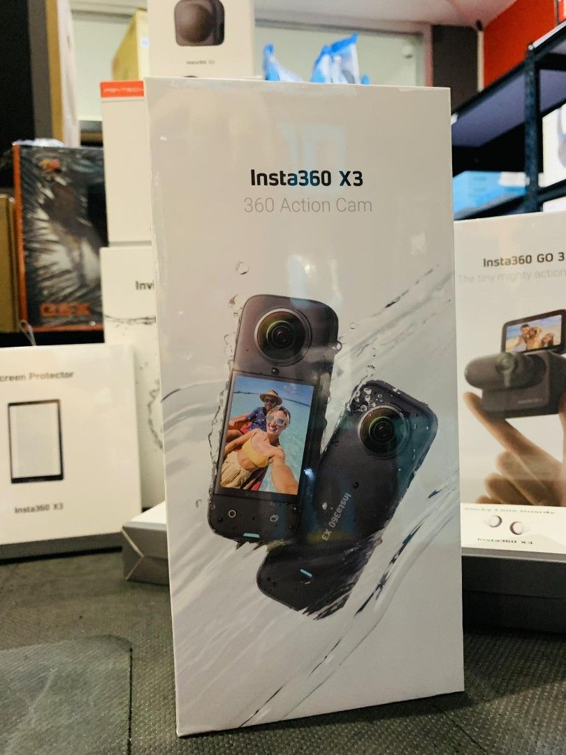 Insta360 ONE X3 Pocket 360 Action Camera (Category: Video Cameras) located in Makati City. Submitted by techubstoreandaccessories (Listing ID 1278266817, Image 3). Description: Insta360 ONE X3 Pocket 360 Action Camera Ready for Pick-Up / Same Day Delivery Via Lalamove‼️ DETAILS: ✅ Actual Picture Posted. ✅BRAND NEW, SEALED, & ORIGINAL. ✅7 Days Replacement for Factory Defects and 1year Limited Warranty. (Terms and conditions apply). ✅With Sales Inv
