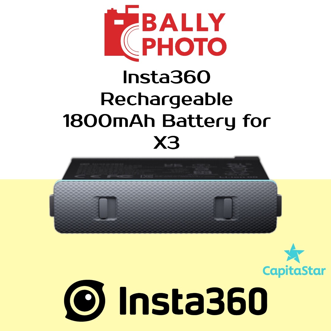 Batterie rechargeable 1800mAh pour Insta360 X3