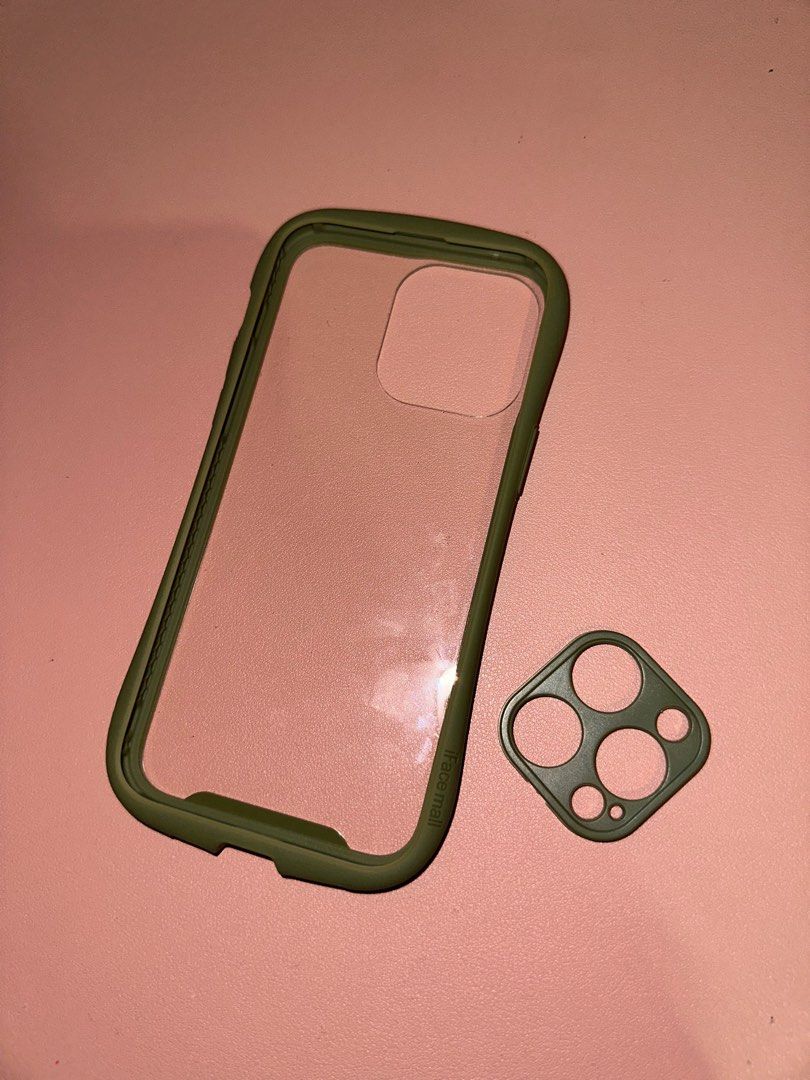 Iphone 14 pro max iface army green bumper case (Category: Cases & Sleeves) located in Binmaley. Submitted by gwolfwardrobe (Listing ID 1278232700, Image 2). Description: Bought from shopi Rfs: wrong color.