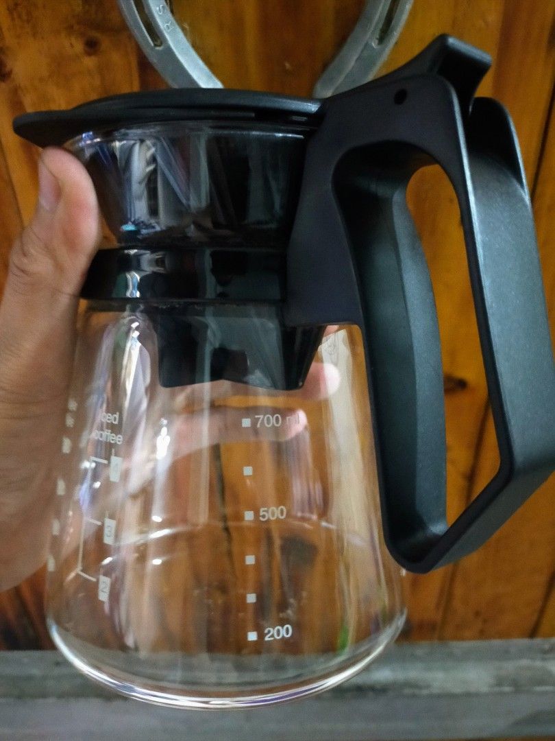 Iwaki Pyrex coffee pot with dripper, TV & Home Appliances, Kitchen