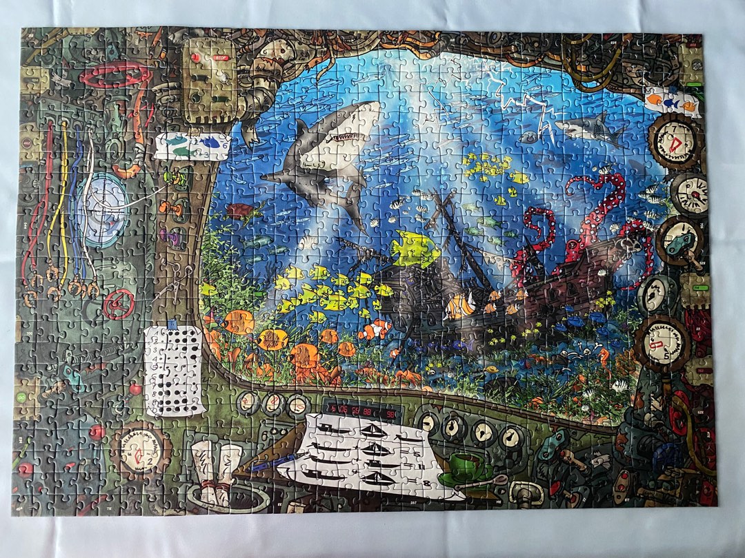 Jigsaw Puzzle Assembling and Fixing, Hobbies & Toys, Toys & Games on ...