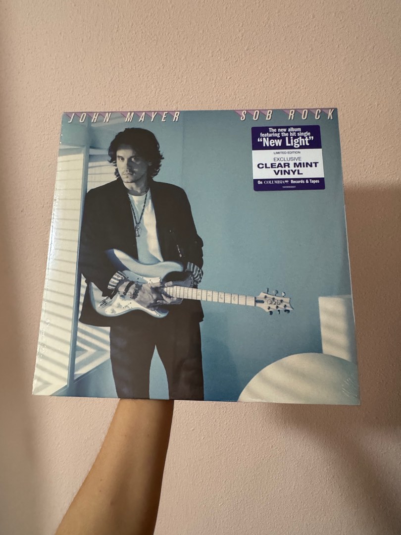 JOHN MAYER Sob Rock Indie Exclusive Clear Mint Vinyl, Hobbies