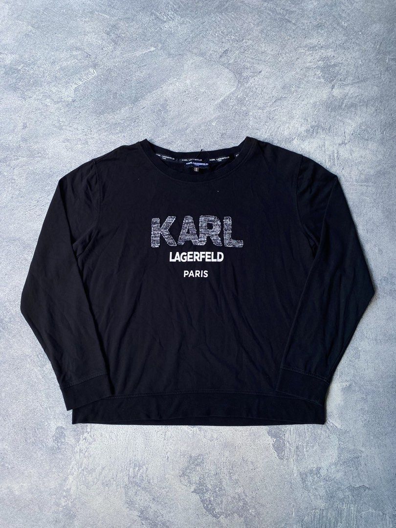 Karl Lagerfeld paris sweatshirt authentic original (not issey miyake  kapital yohji yamamoto rick owens helmut lang raf simons dior prada  balenciaga