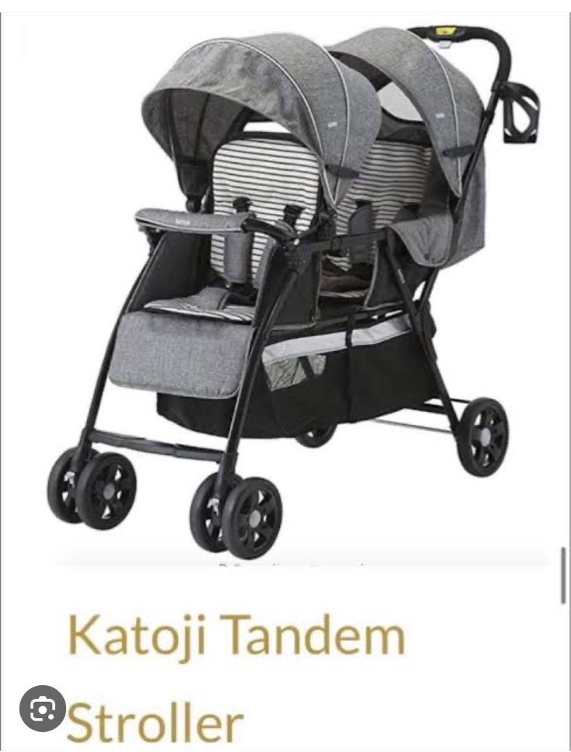 Katoji Tandem Stroller/Twin Stroller (Category: Strollers) located in Manila. Submitted by avalanchesonlineshopmainacount (Listing ID 1278121208, Image 1). Description: Branded Quality😍.