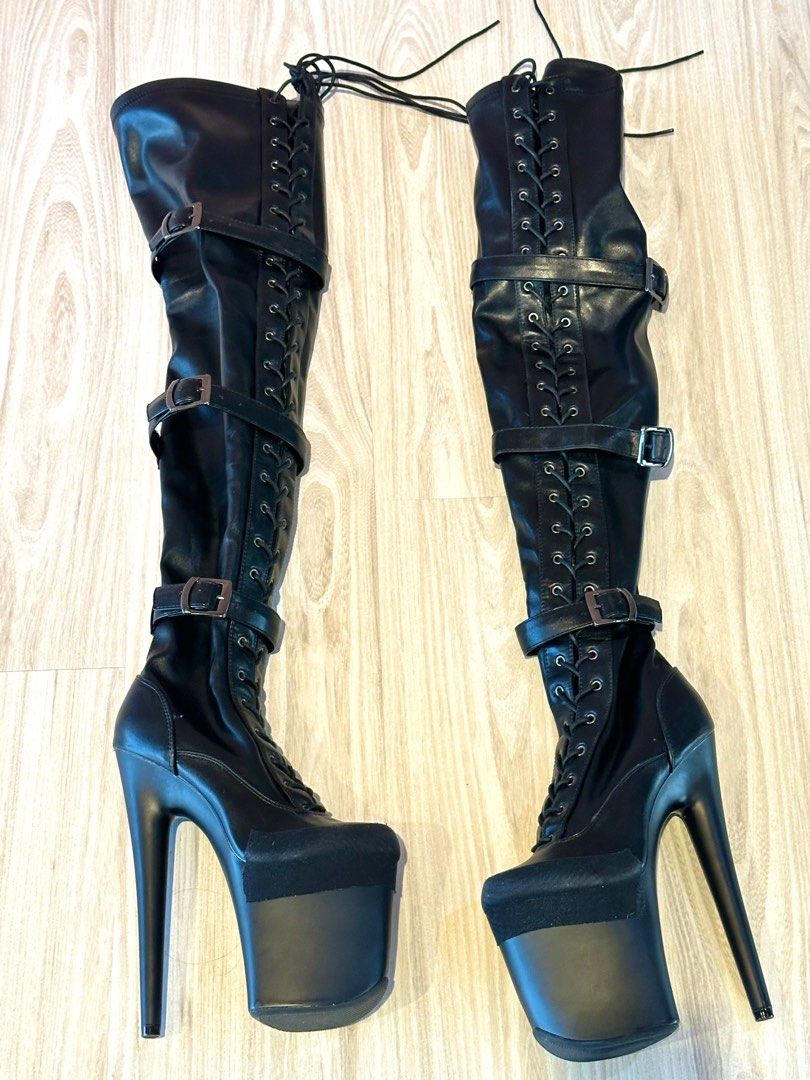Thigh high dance boots sale