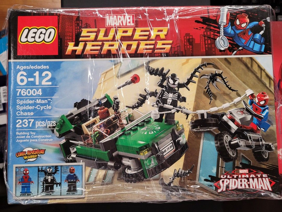 Lego spider man discount spider cycle chase