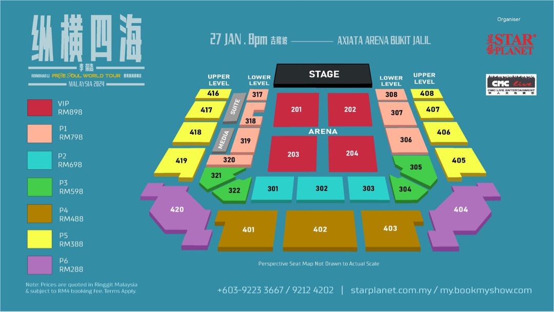 Li Ronghao Malaysia 2024 Concert Ticket, Tickets & Vouchers, Event
