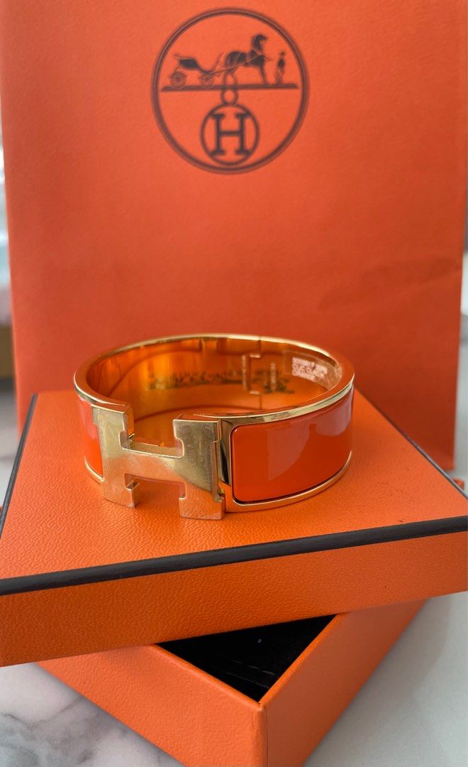 Used hermes sales clic clac bracelet