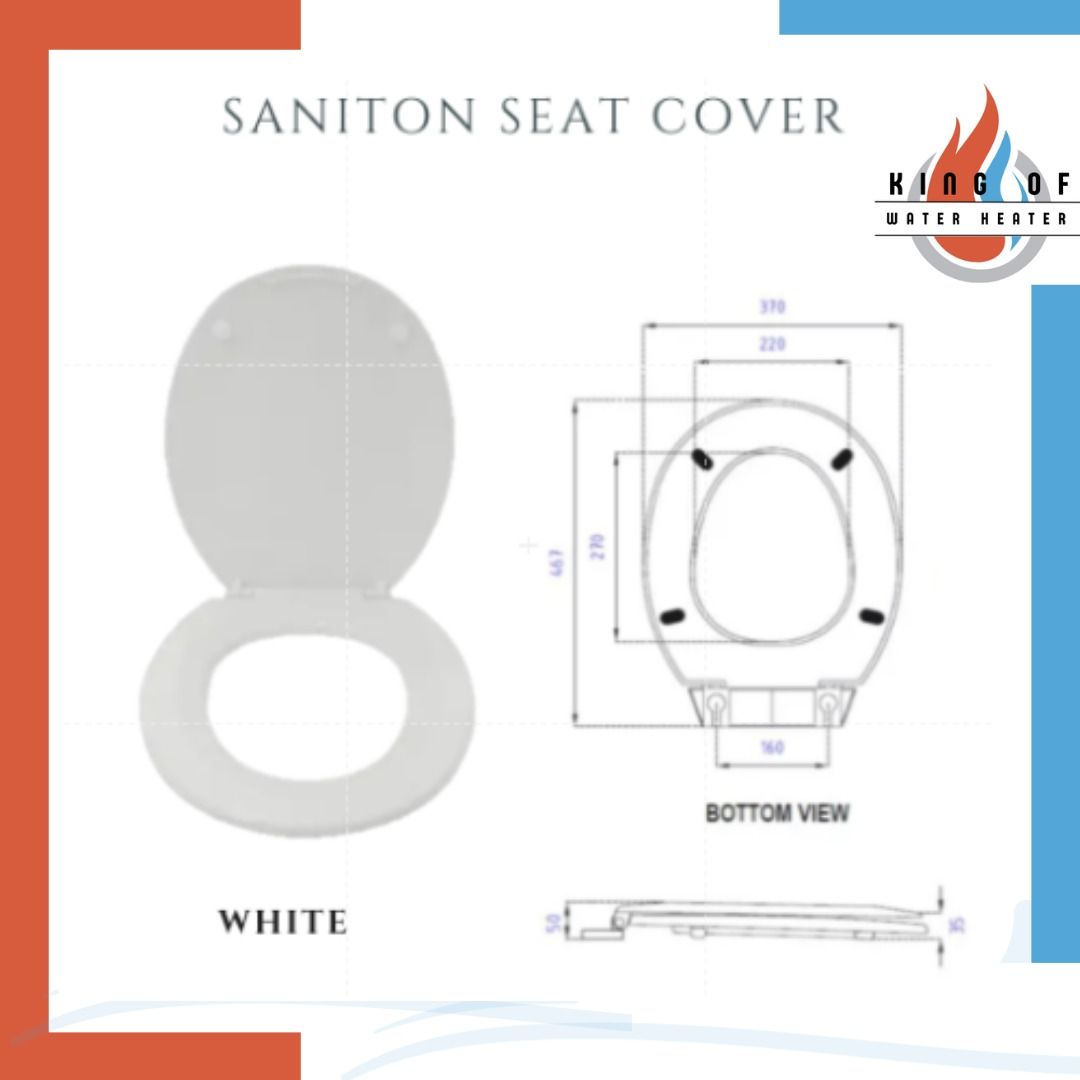 Saniton Two piece Toilet Bowl ( S Trap / P Trap) ST2488 ST2457 Toilet