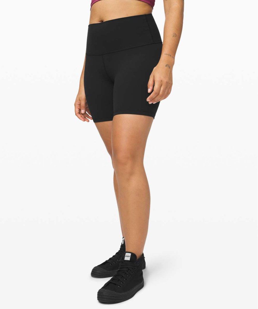 Black lululemon biker shorts sale