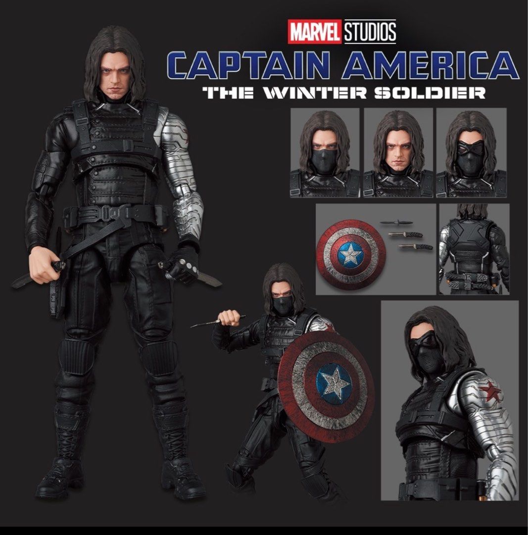 MAFEX WINTER SOLDIER No.203, Hobbies & Toys, Toys & Games on Carousell