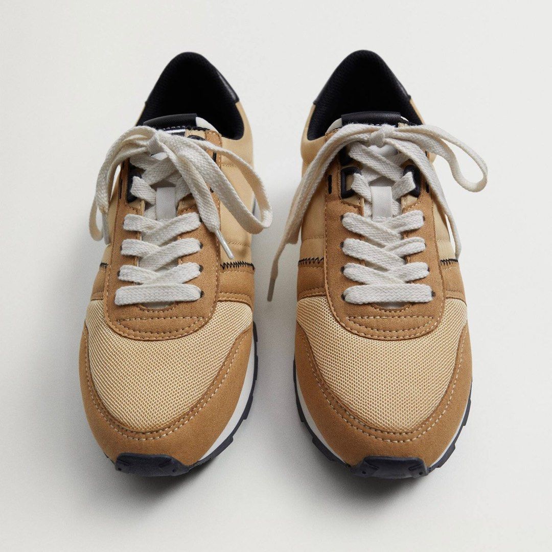 Mango platform lace up sneakers store