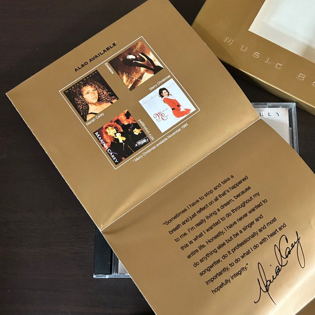 Mariah Carey Music Box (Australian Gold Edition), Hobbies & Toys