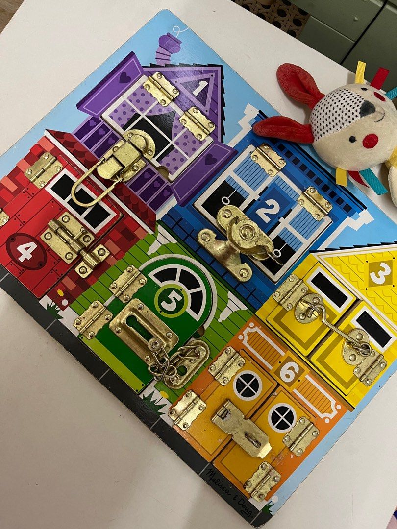 Melissa and doug shop wooden latches