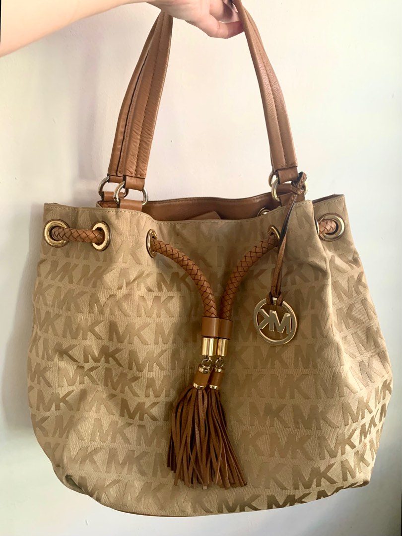 Michael kors top gathered tote