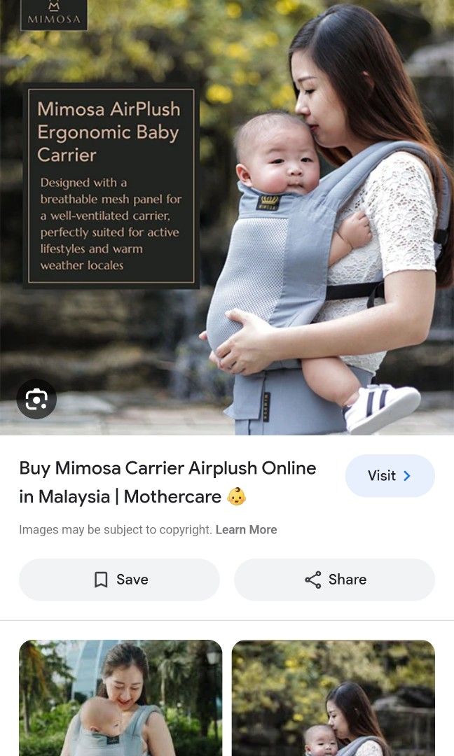 Mimosa ergonomic baby carrier review discount