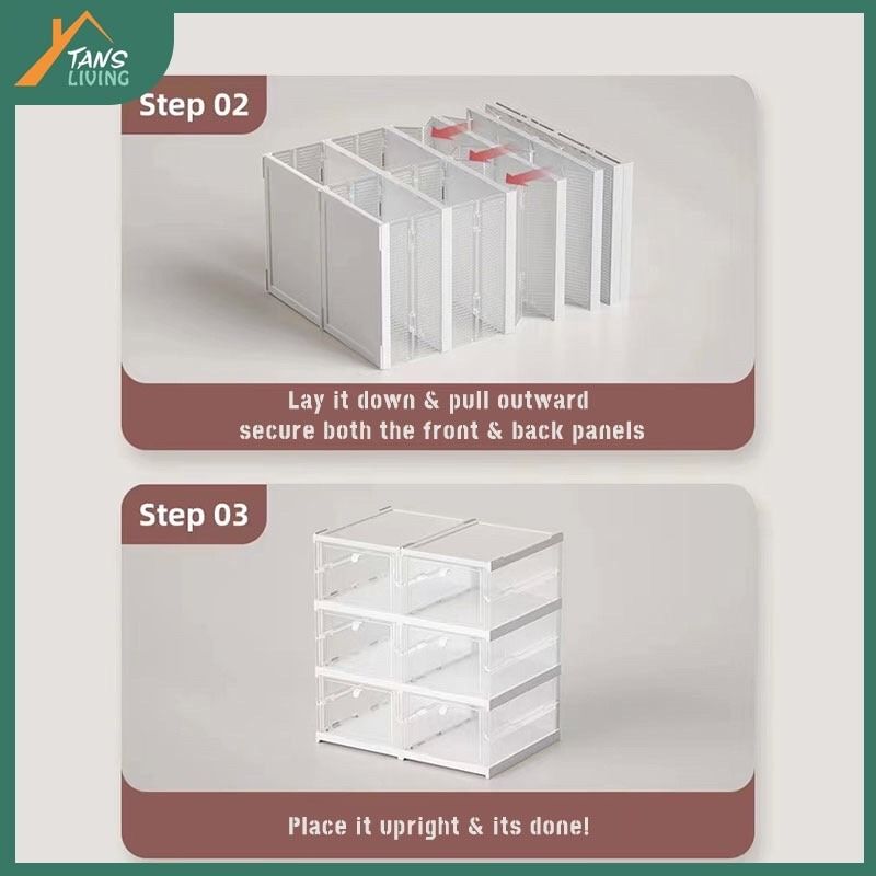 Rectangle shoe best sale storage box