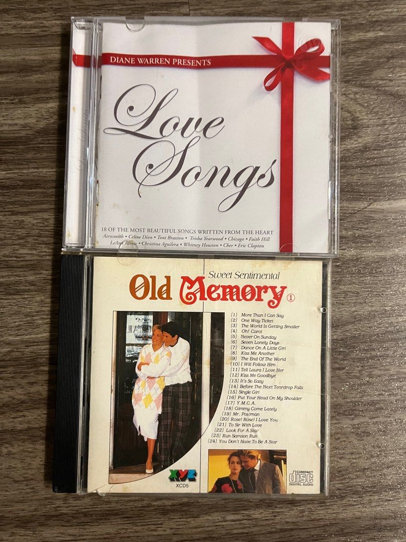 Music CD love songs Diane Warren sweet sentimental old memory
