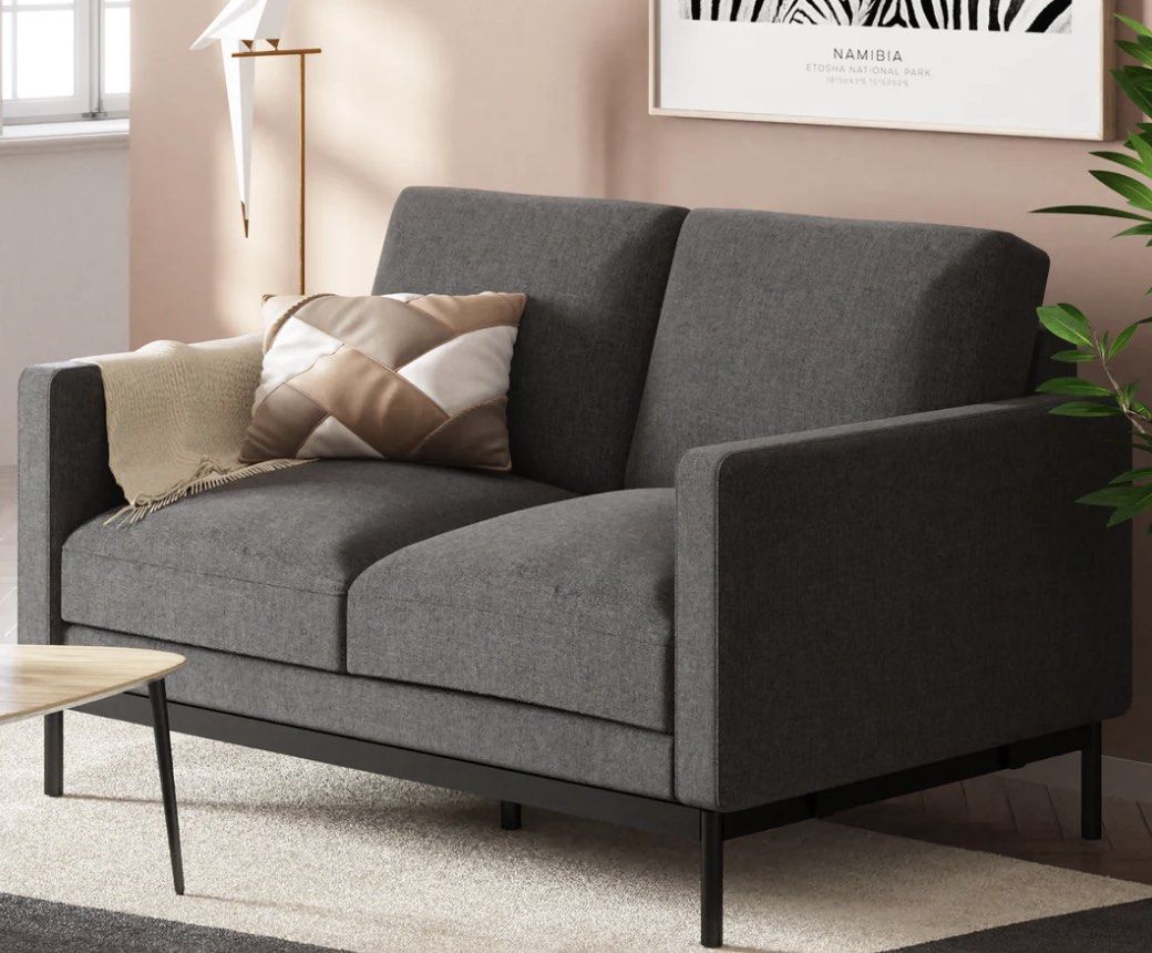 Nearly New 2 Seater SofaZINUS LoganMemory Form, Furniture & Home Living, Furniture, Sofas on