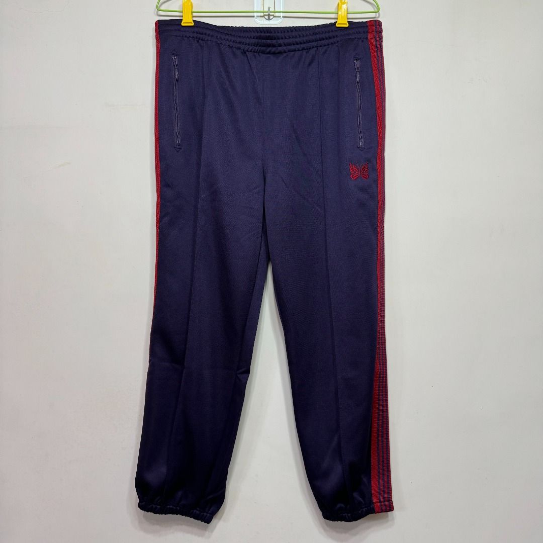 NEEDLES 22AW Track Pants 窄管 紫紅 L