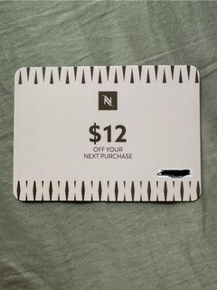 Nespresso vouchers shop
