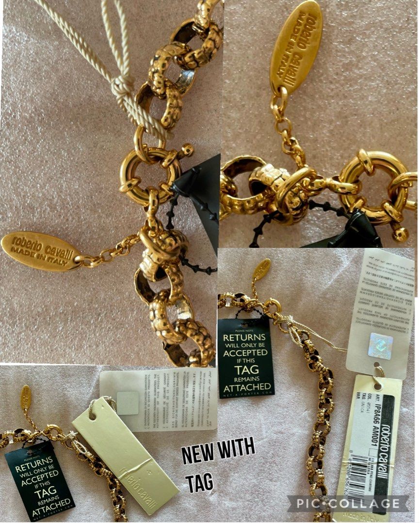 Real gold long necklace sale